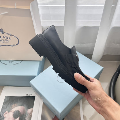 Prada Lambskin Leather Loafers
