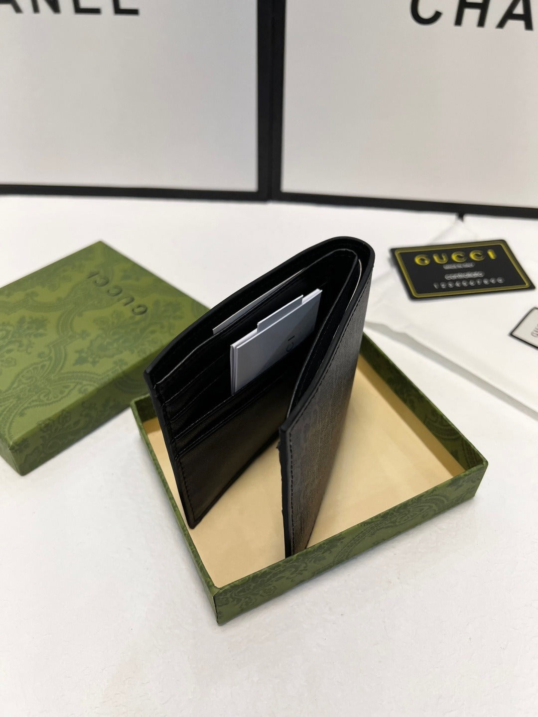 Gucci Black Bee Wallet