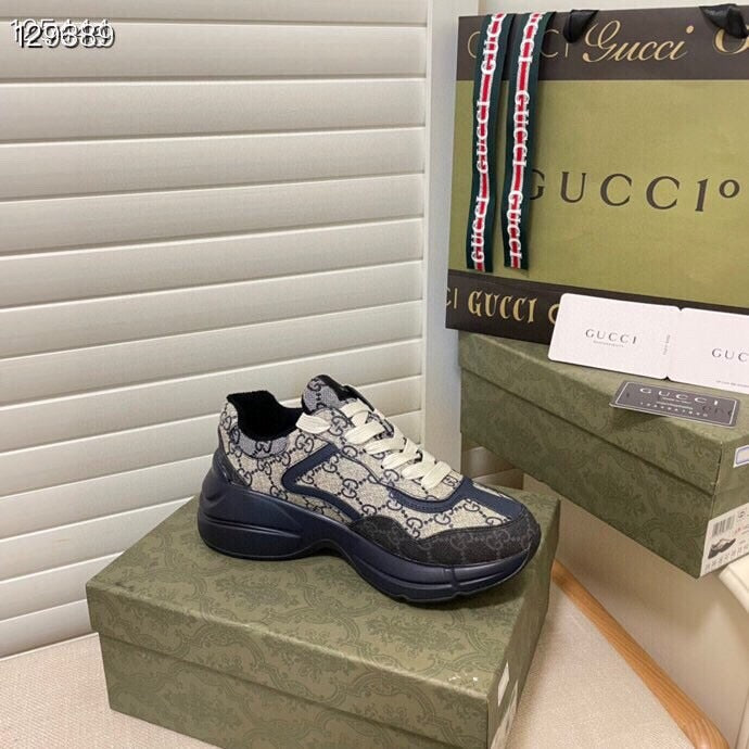 Gucci Calfskin Leather Sneakers