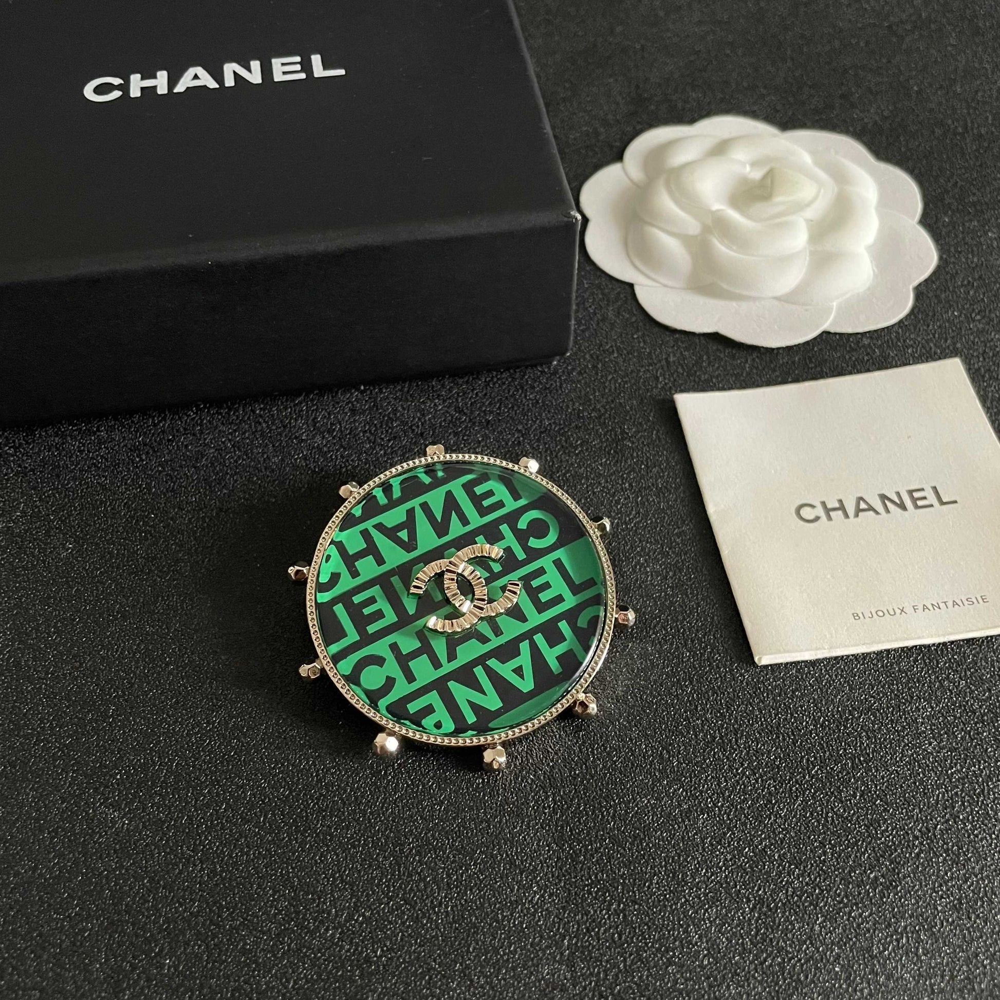 Chanel Logo Brooch