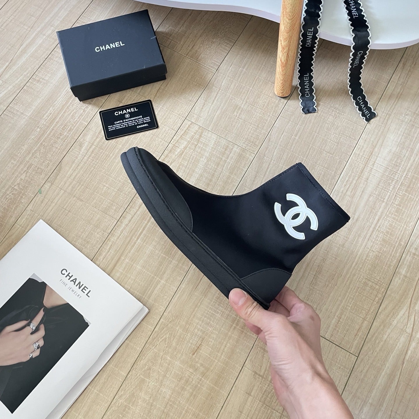 Chanel Leather Boots