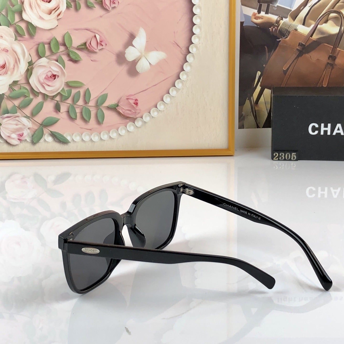 Chanel Vintage-Finish Sunglasses