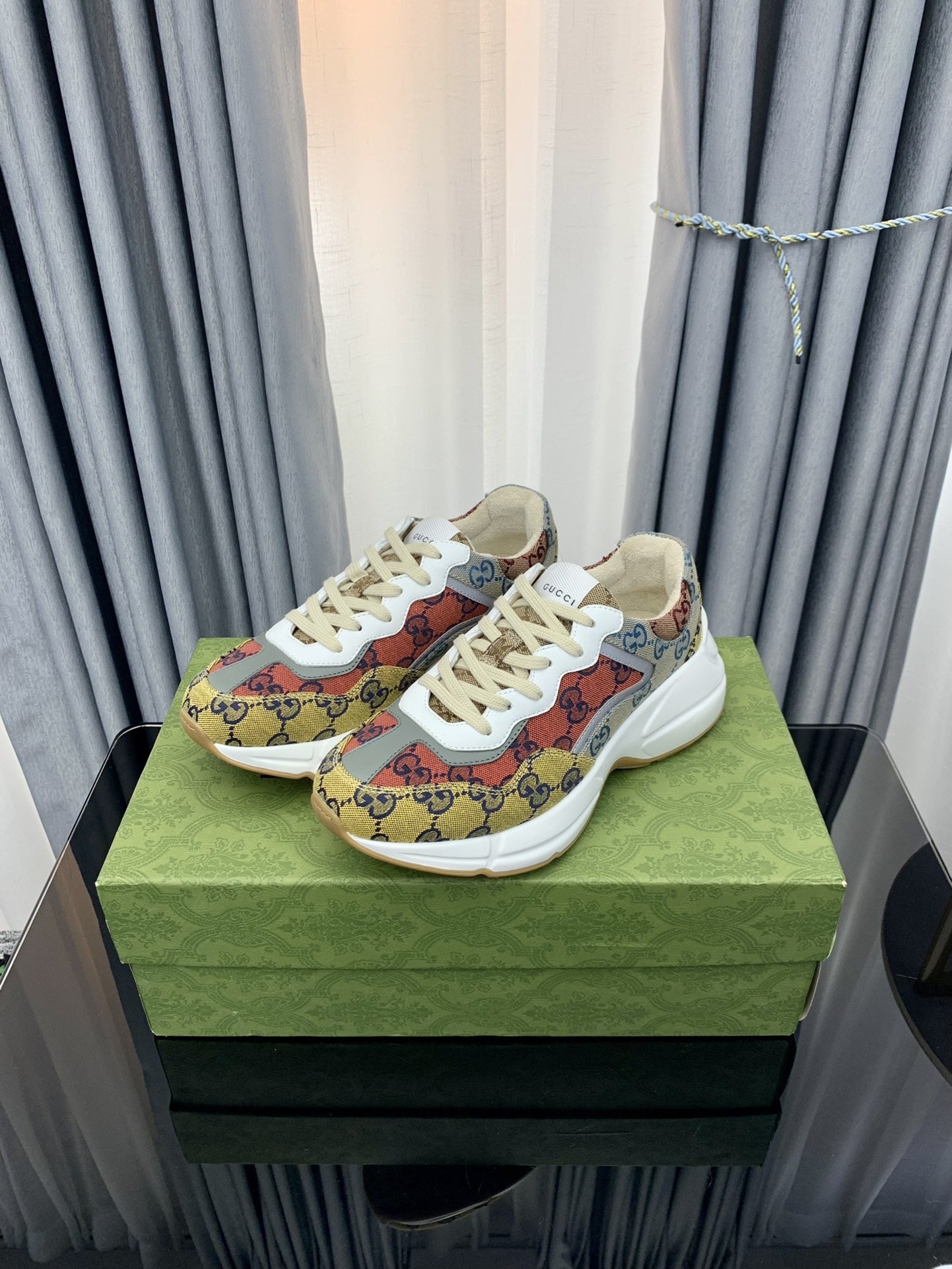 Gucci Lambskin Leather Sneakers