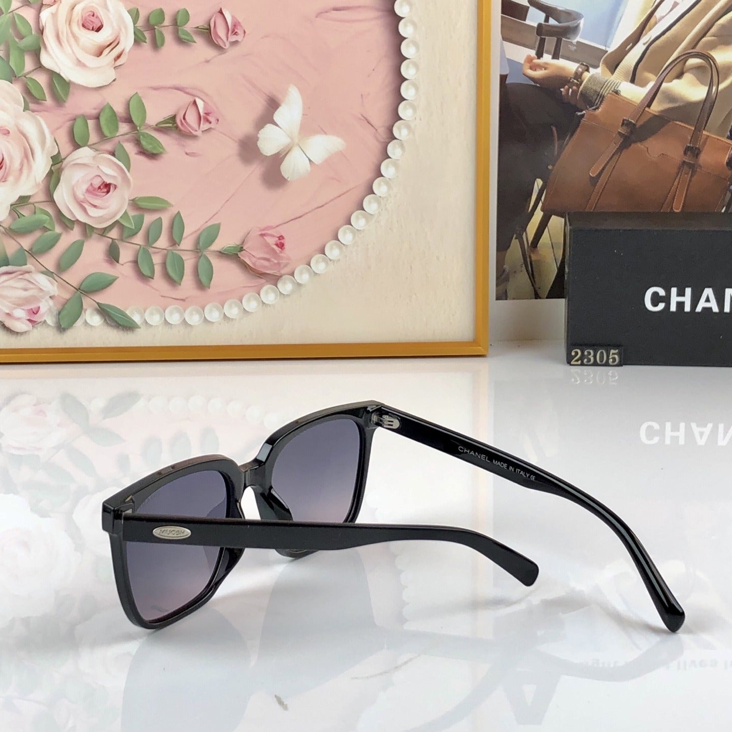 Chanel Vintage-Finish Sunglasses