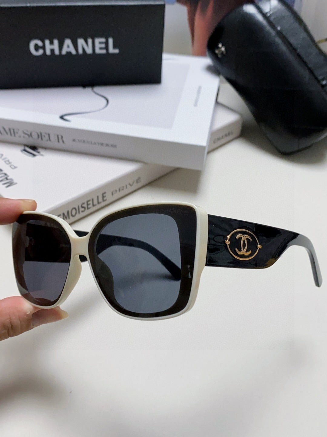 Chanel Logo Sunglasses