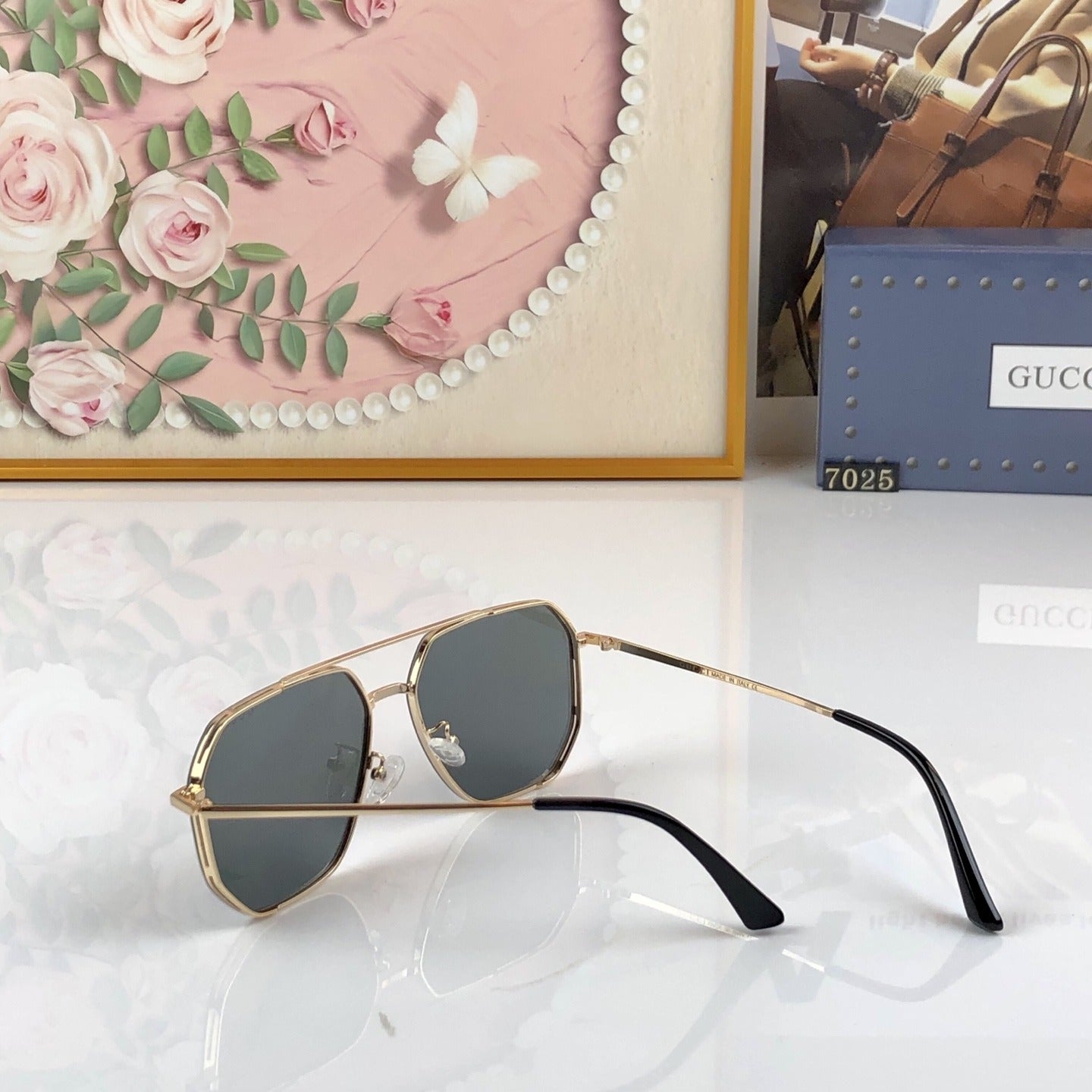 Gucci Nylon Vintage-Finish Sunglasses