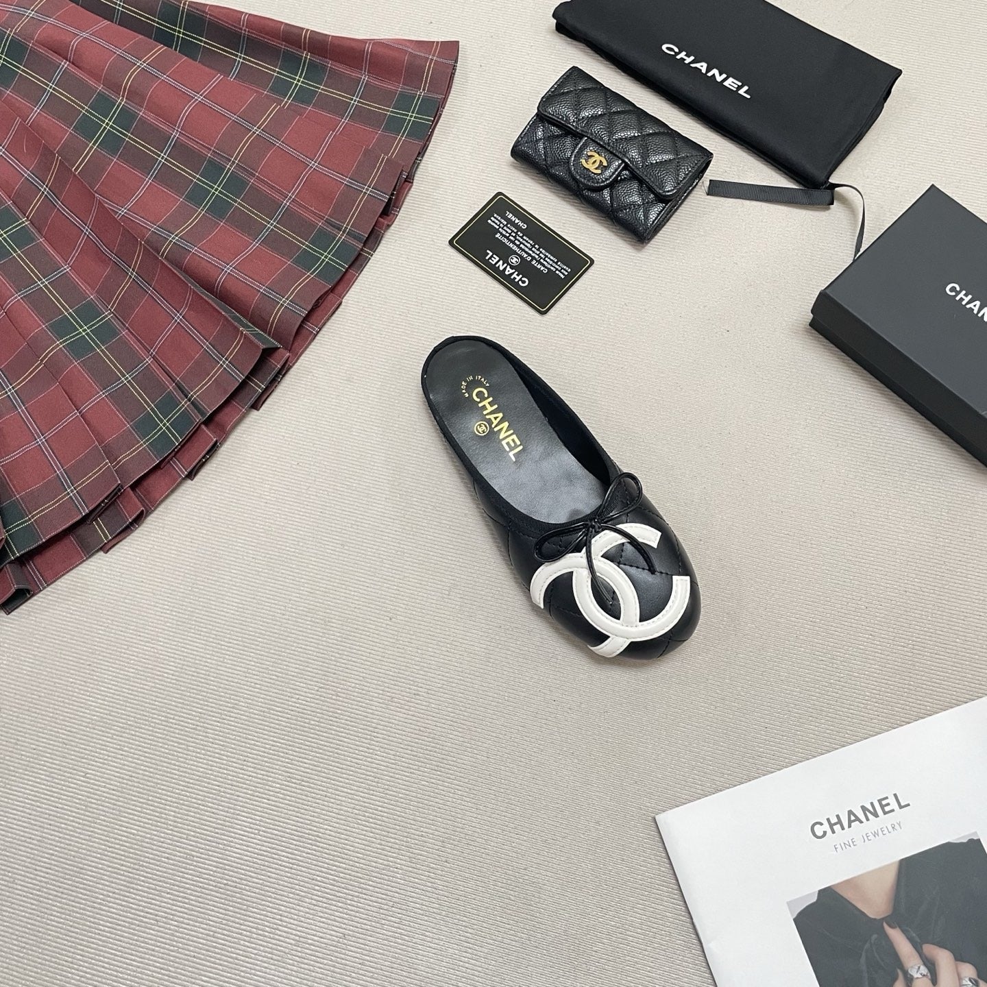 Chanel Leather Ballet Flats