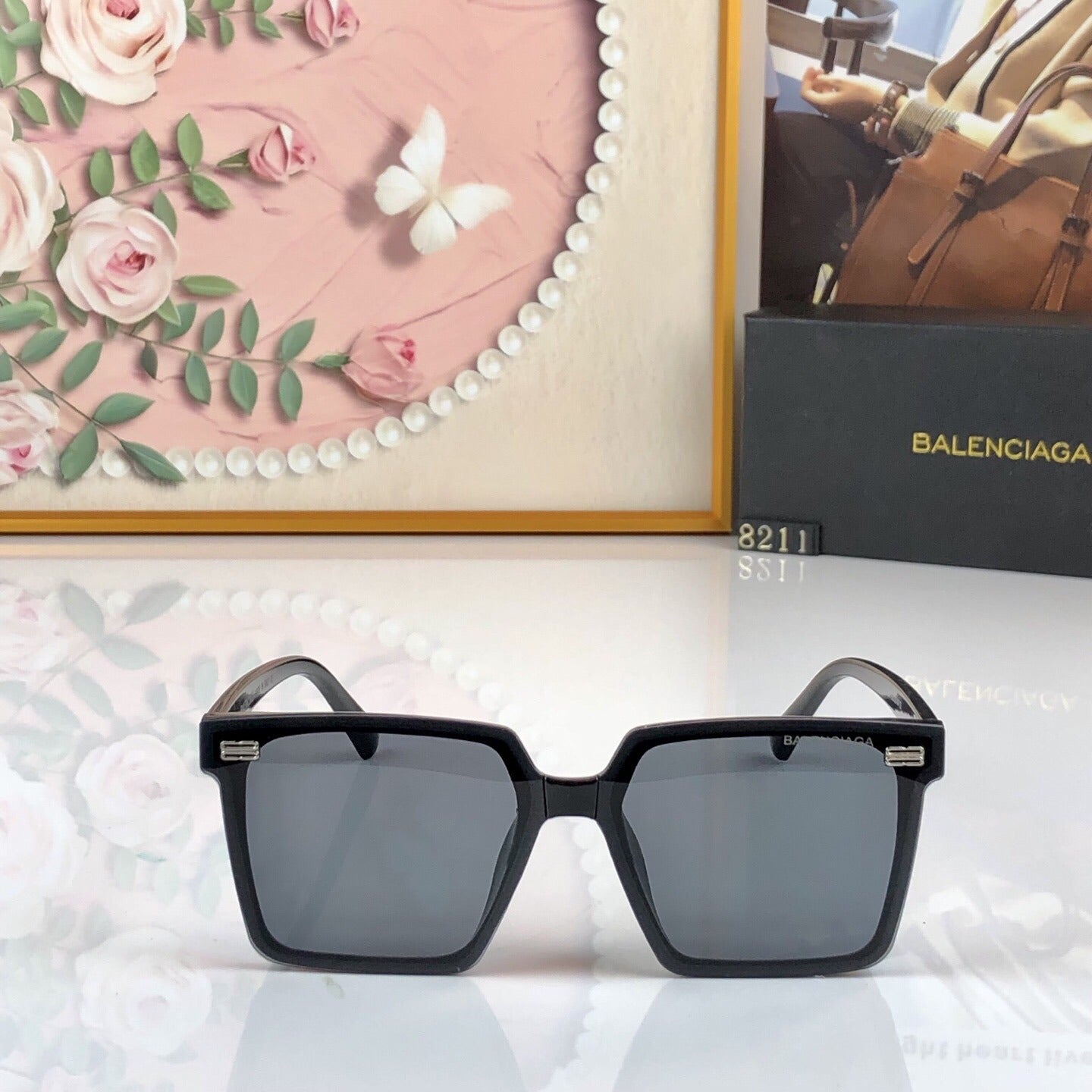 Balenciaga Vintage-Finish Sunglasses