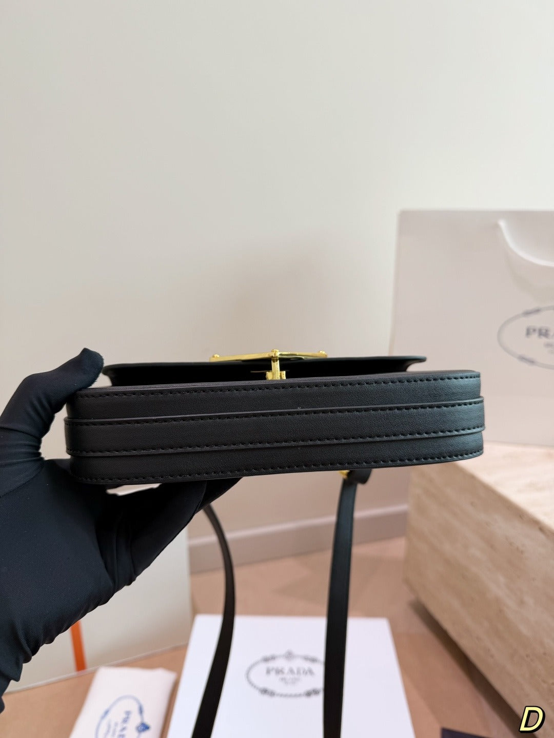 Prada Saddle Shoulder Bag