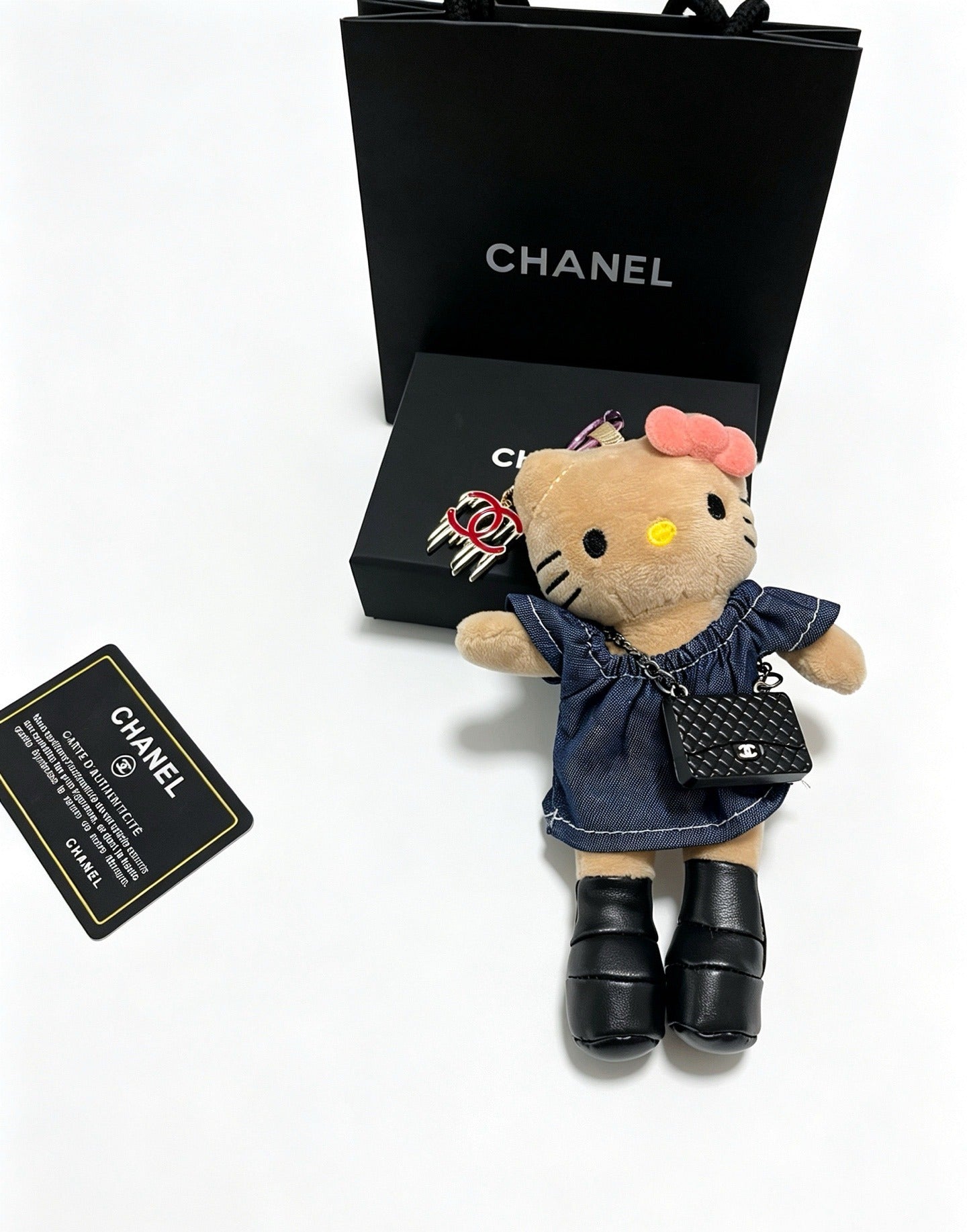 Chanel Vintage-Finish Keychain