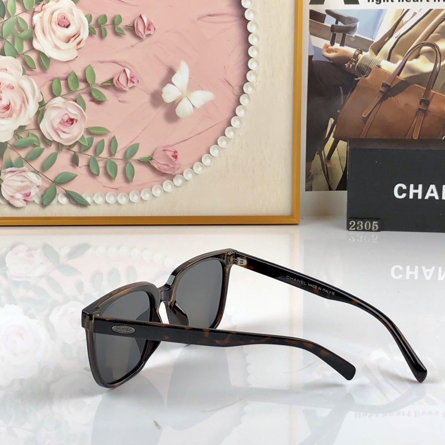 Chanel Vintage-Finish Sunglasses