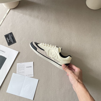 Chanel Leather Colorblock Shoes