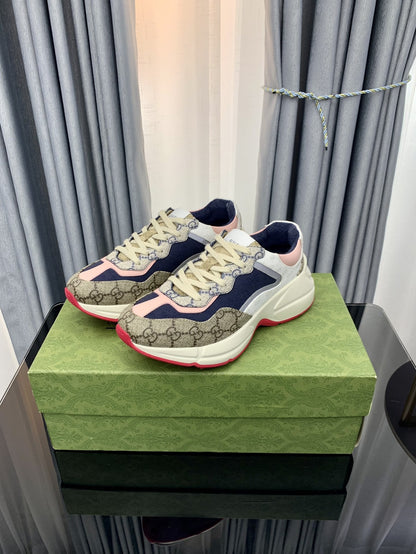 Gucci Lambskin Leather Sneakers
