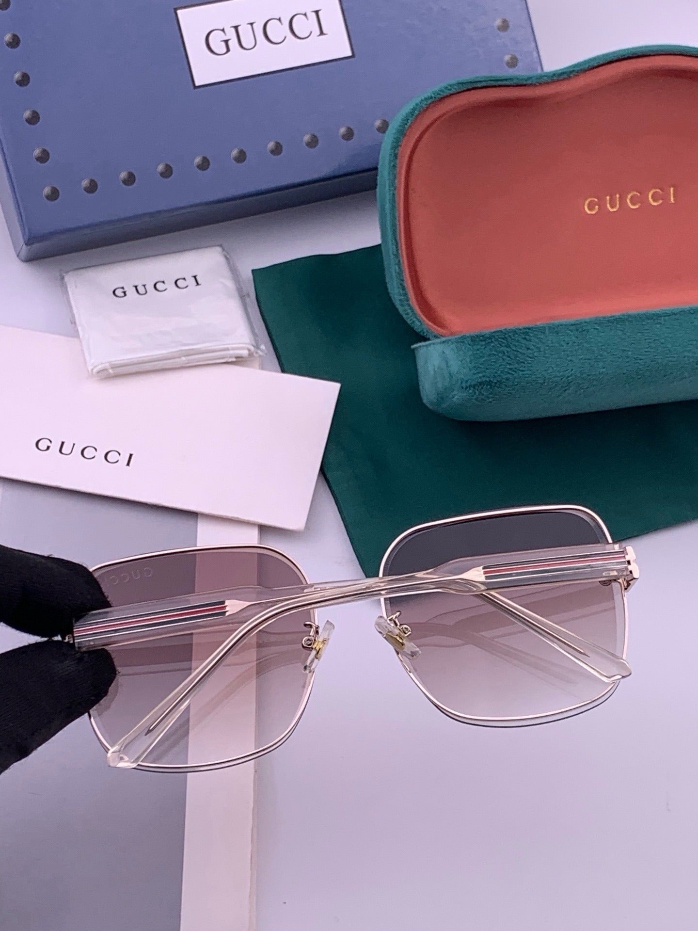 Gucci Nylon & Stainless Steel Sunglasses