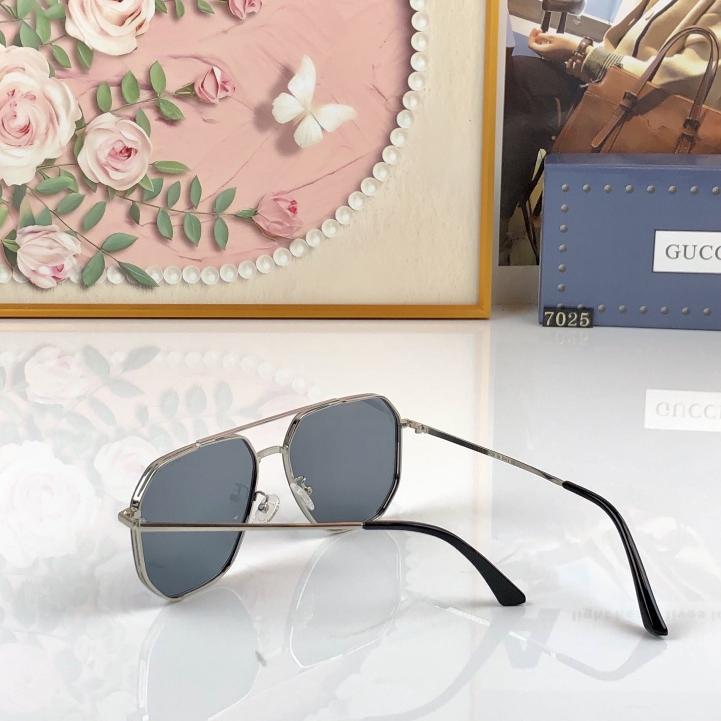 Gucci Nylon Vintage-Finish Sunglasses