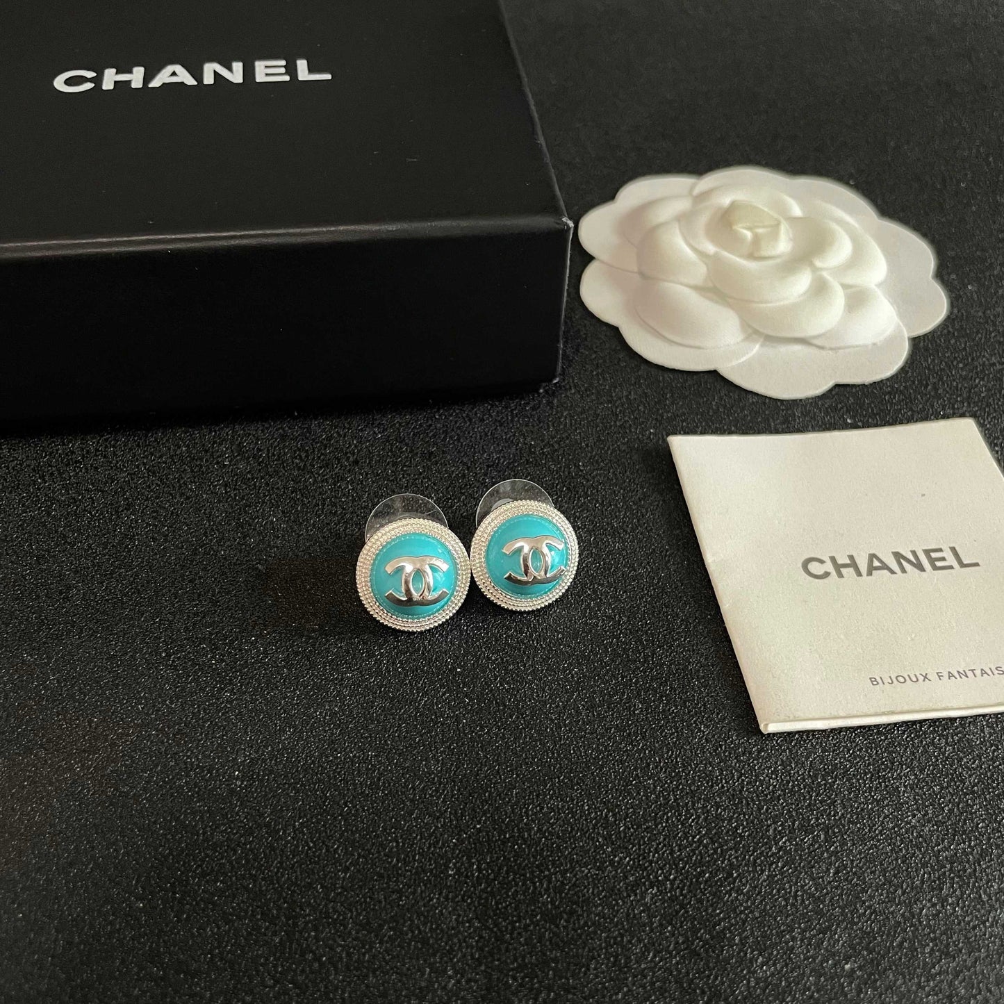 Chanel Logo Earrings