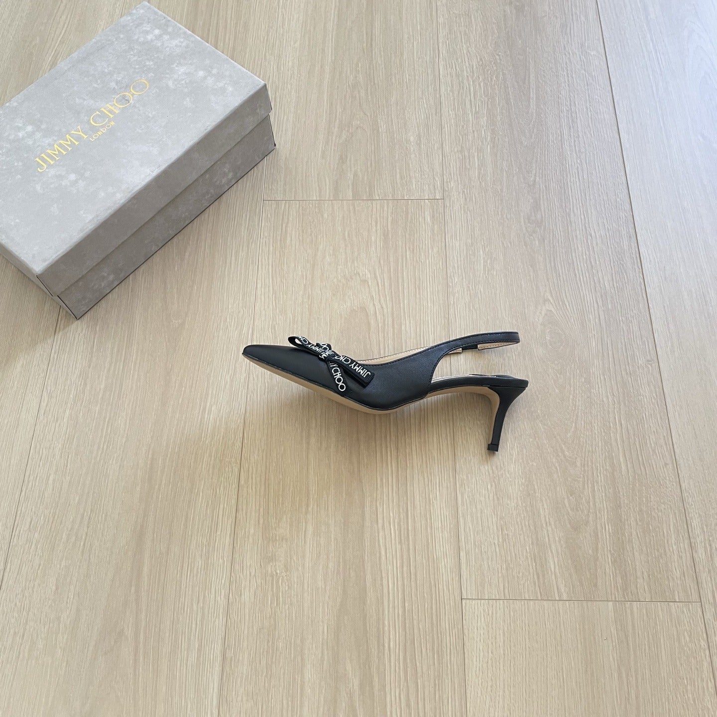 Jimmy Choo Patent Leather Bow Sandals