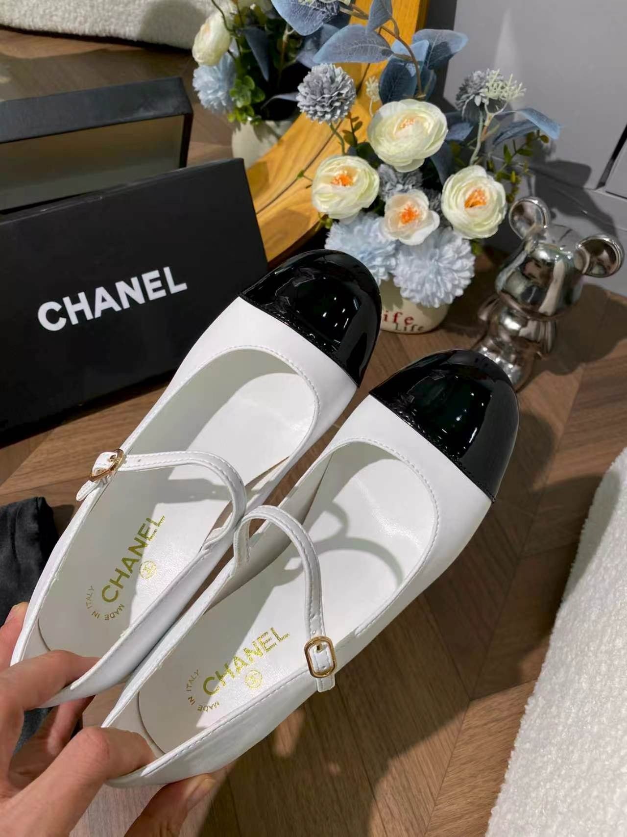 Chanel Pearl Shoes