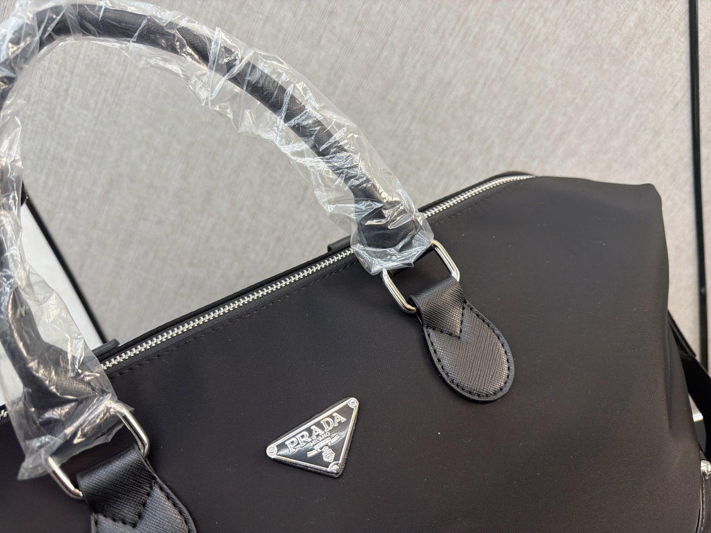 Prada Nylon & Canvas Handbag