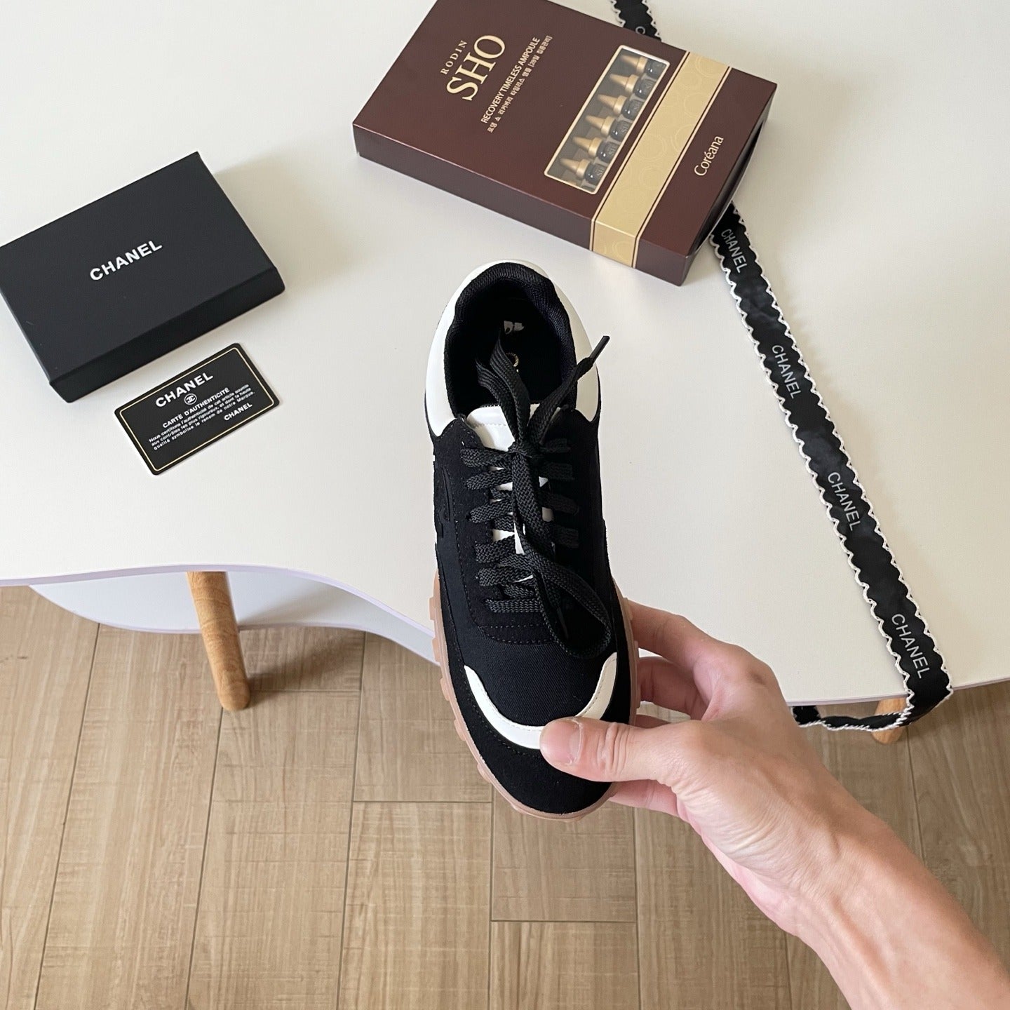 Chanel Leather Sneakers