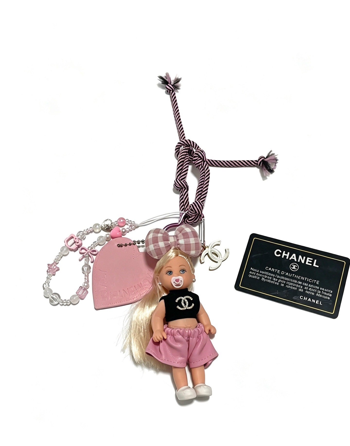 Chanel Vintage-Finish Keychain