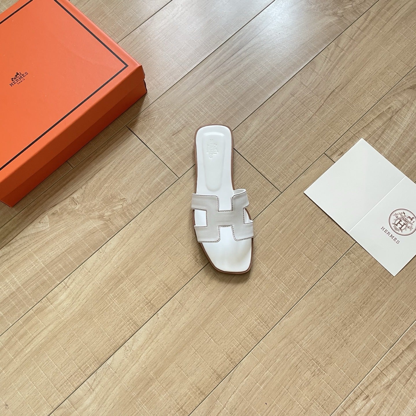 Hermes Leather Slides