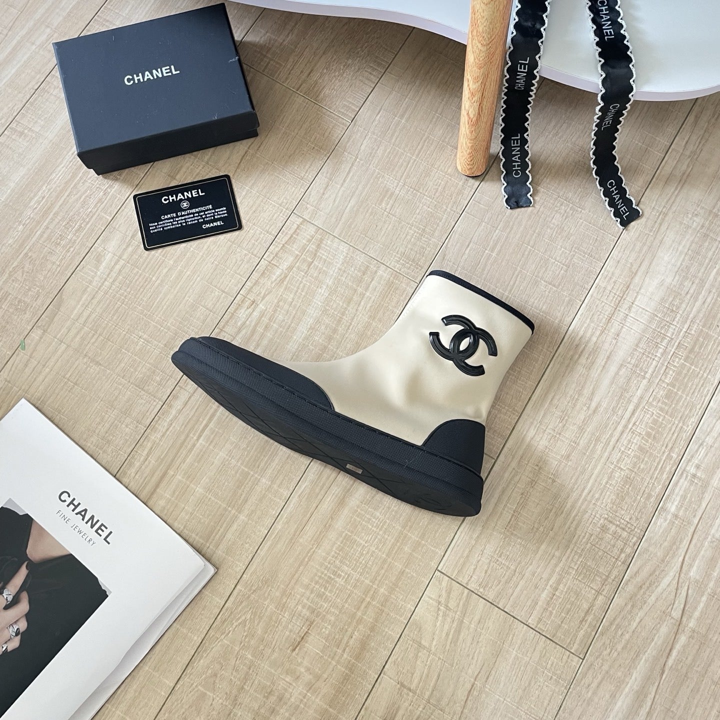 Chanel Leather Boots