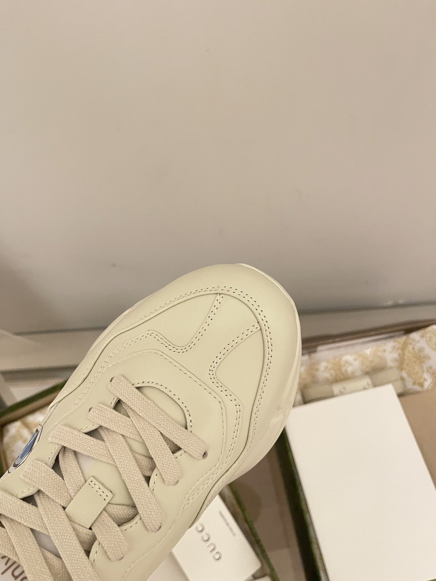 Gucci Calfskin Leather Sneakers