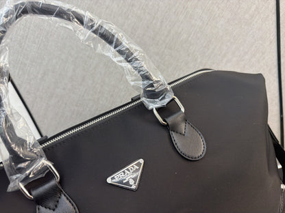 Prada Nylon & Canvas Handbag