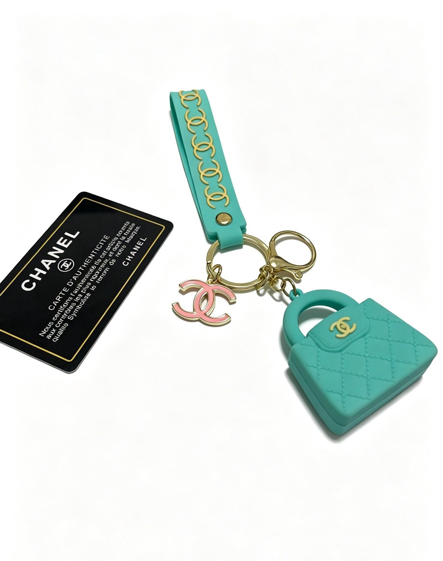 Chanel Vintage-Finish Keychain