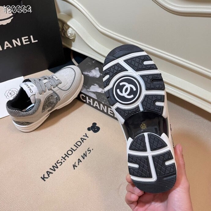 Chanel Leather Logo Shoes