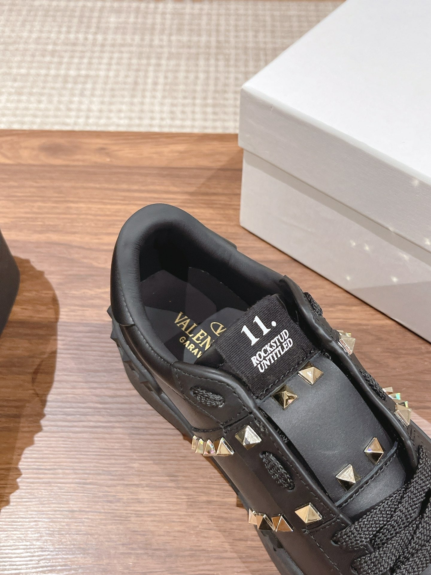 Valentino Calfskin Leather Sneakers