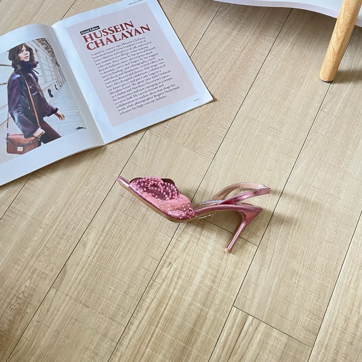 Aquazzura Lambskin Leather Crystal Sandals