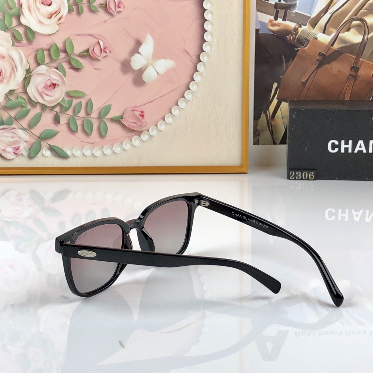 Chanel Vintage-Finish Sunglasses