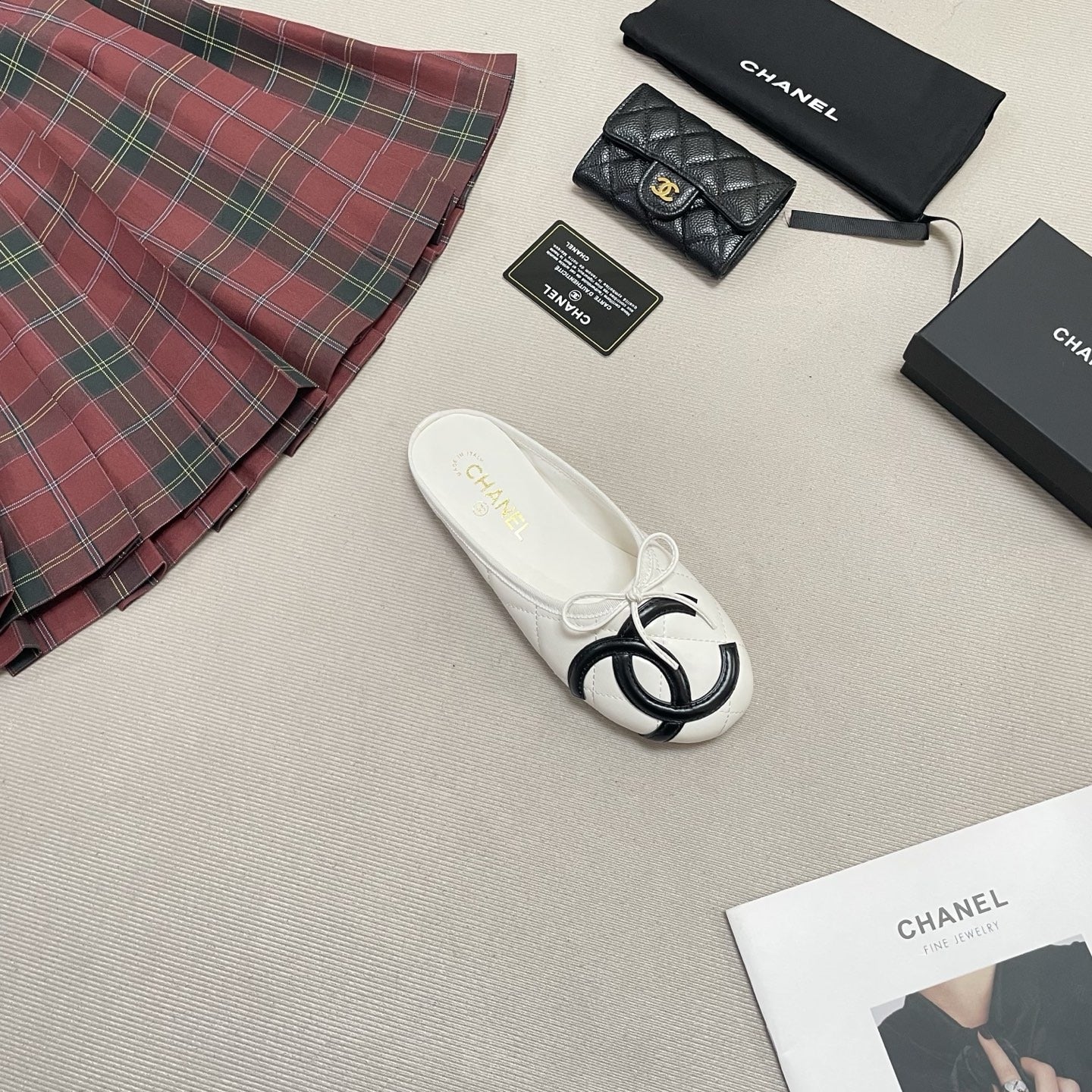 Chanel Leather Ballet Flats