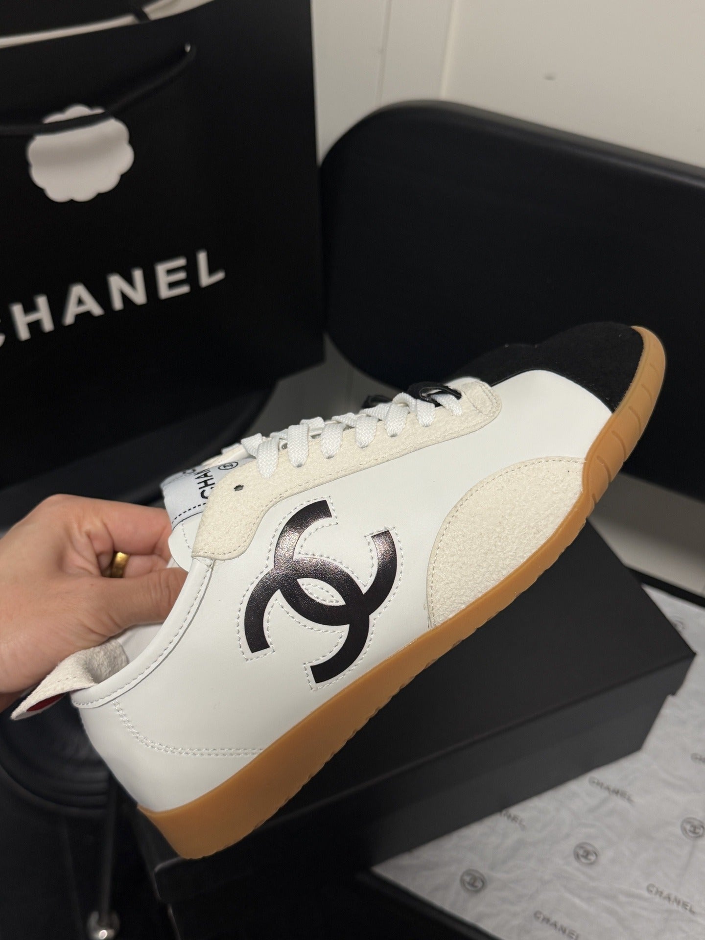 Chanel Leather Sneakers