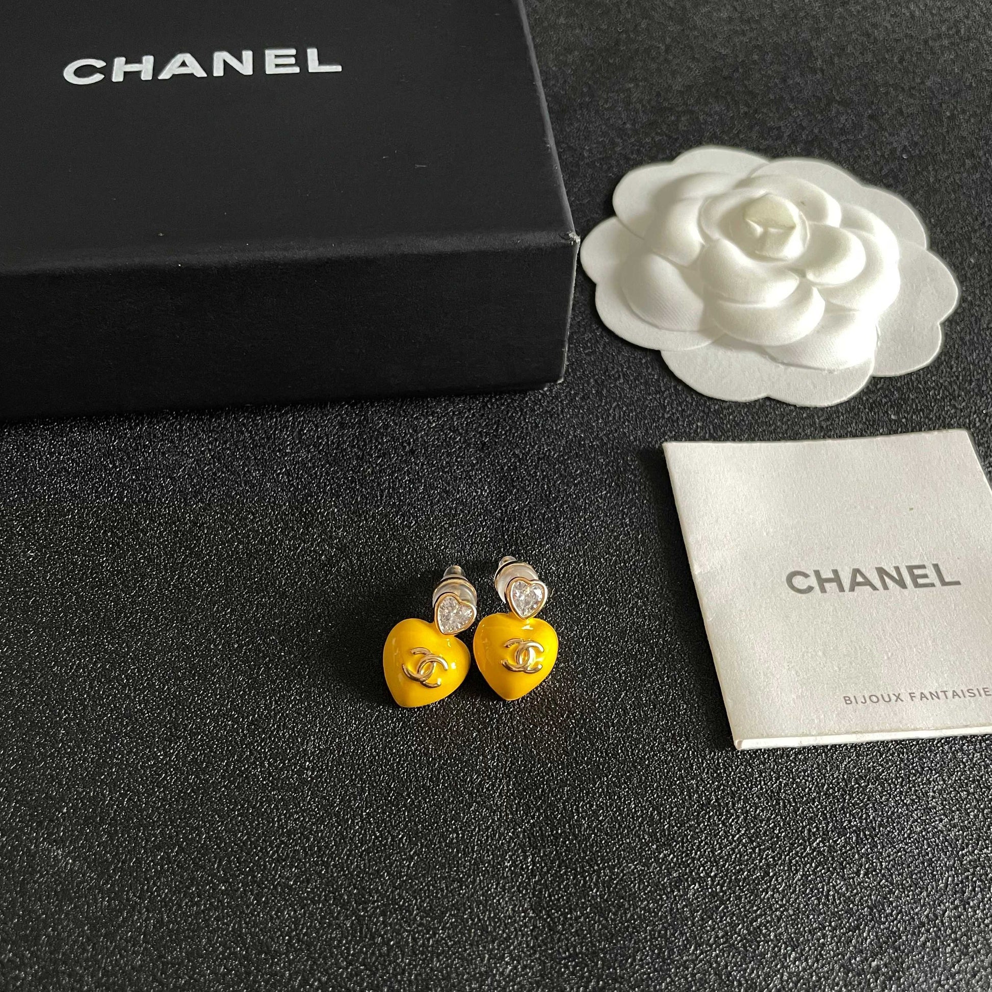 Chanel Logo Earrings