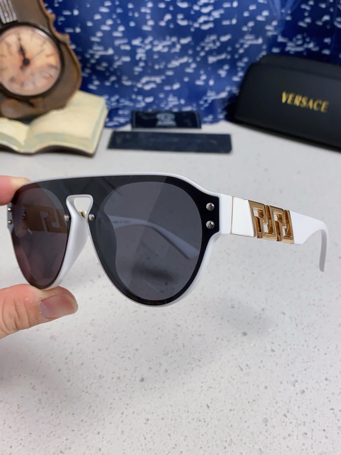 Versace Logo Sunglasses