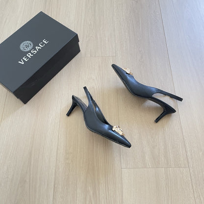 Versace Lambskin Leather Sandals