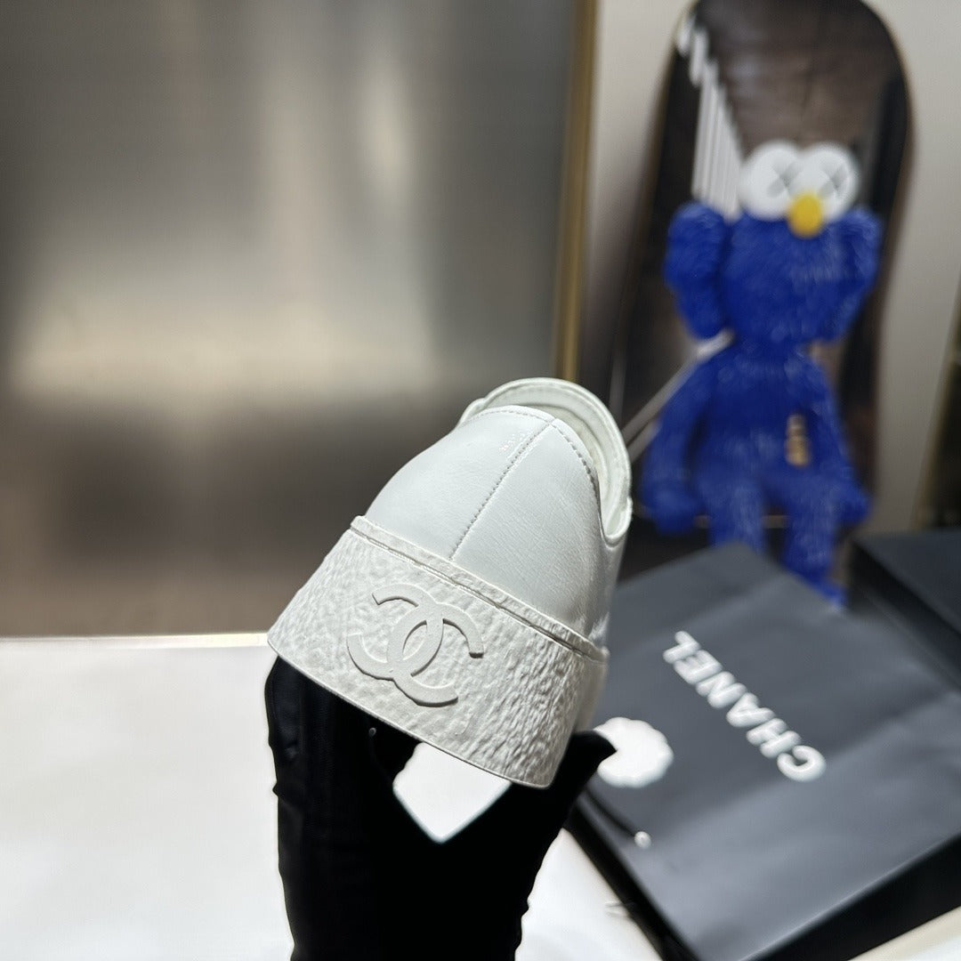 Chanel Lambskin Leather Logo Shoes