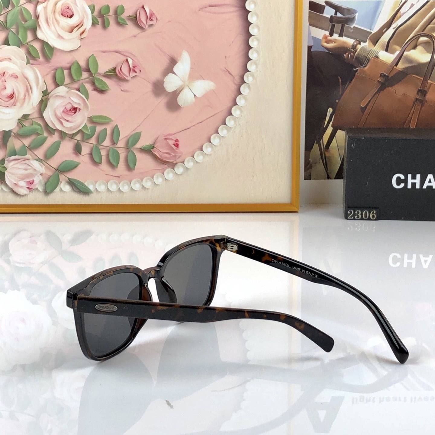 Chanel Vintage-Finish Sunglasses