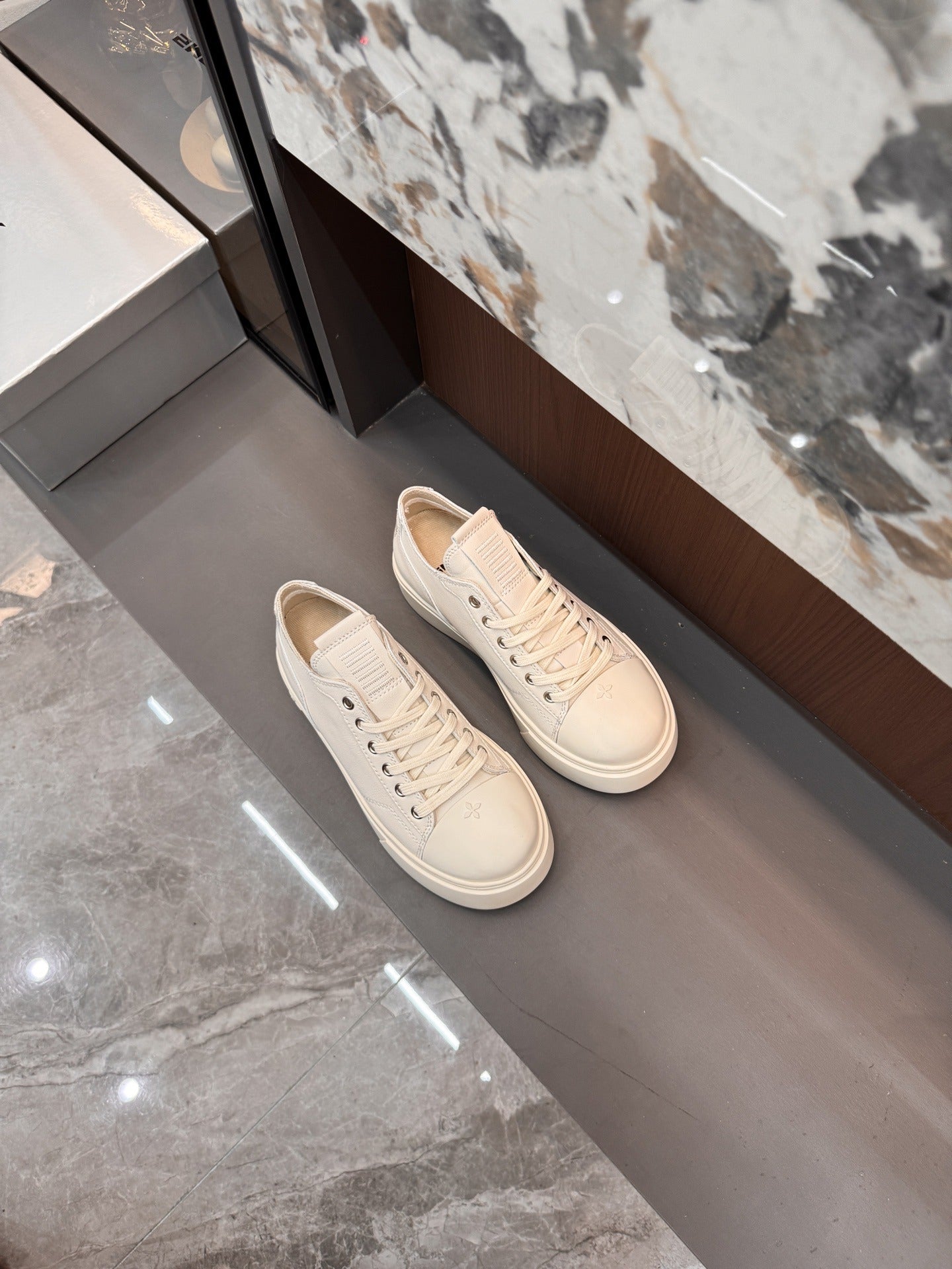 Unbranded Lambskin Leather Printed Shoes