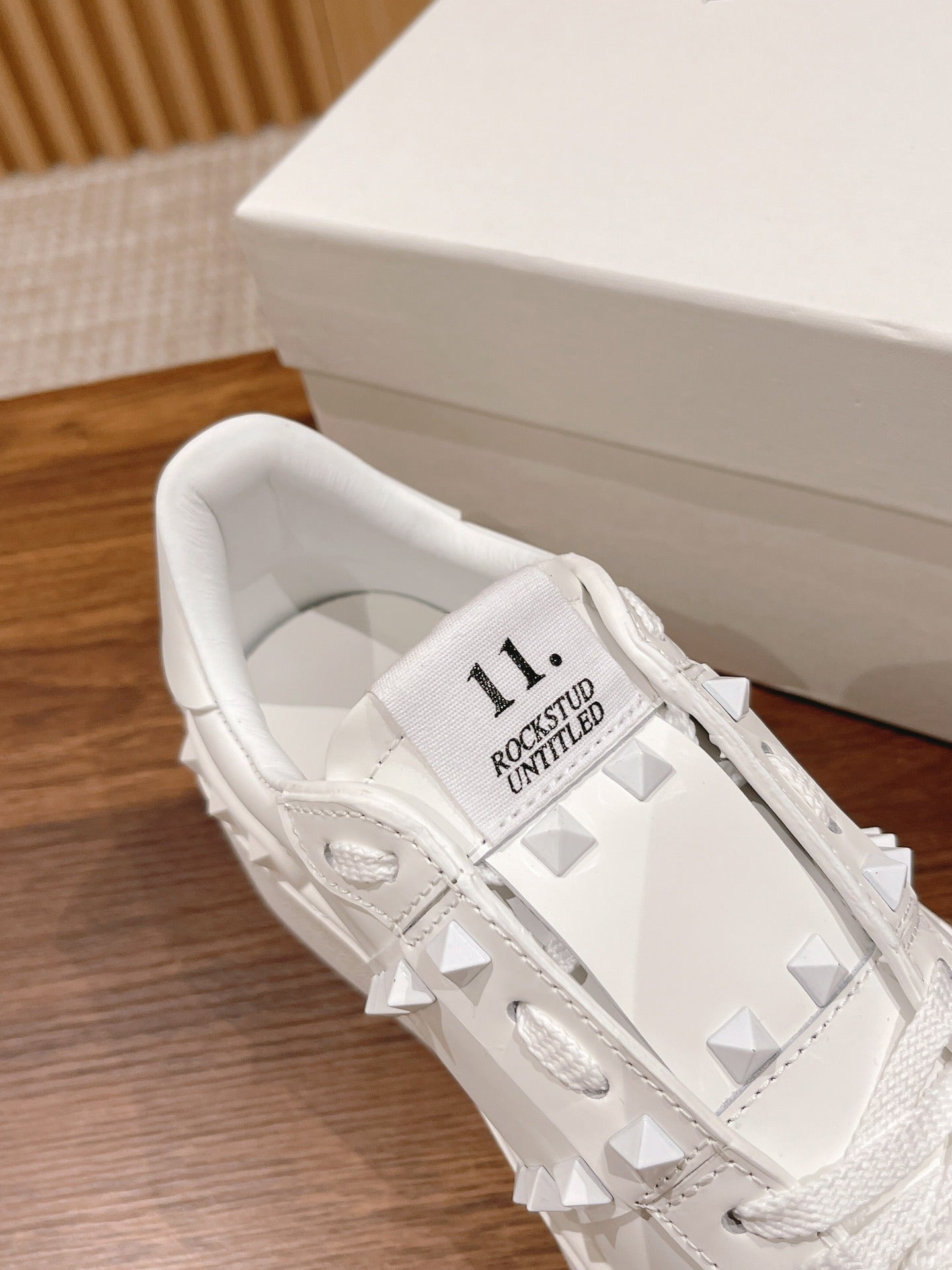 Valentino Calfskin Leather Sneakers