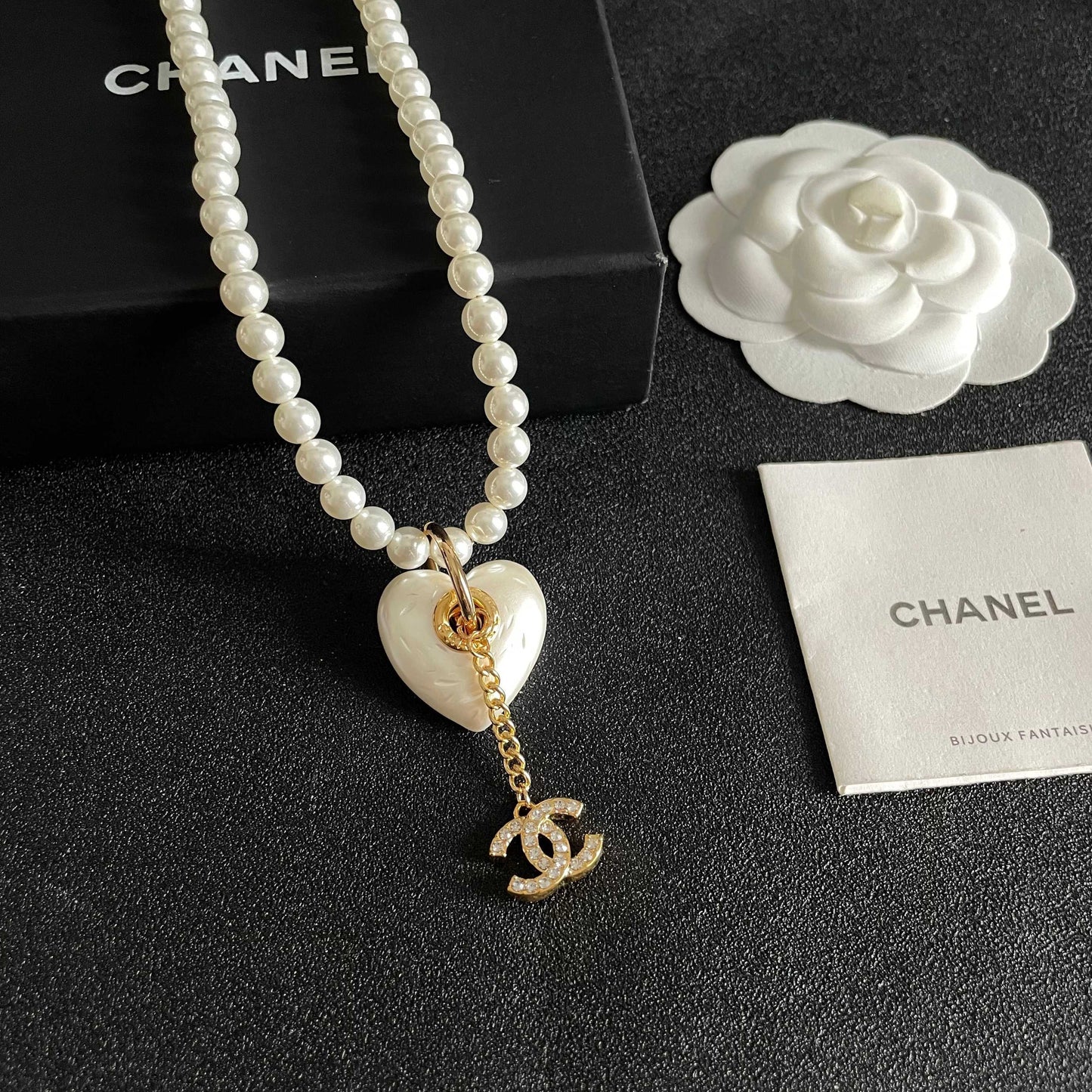 Chanel Logo Necklace