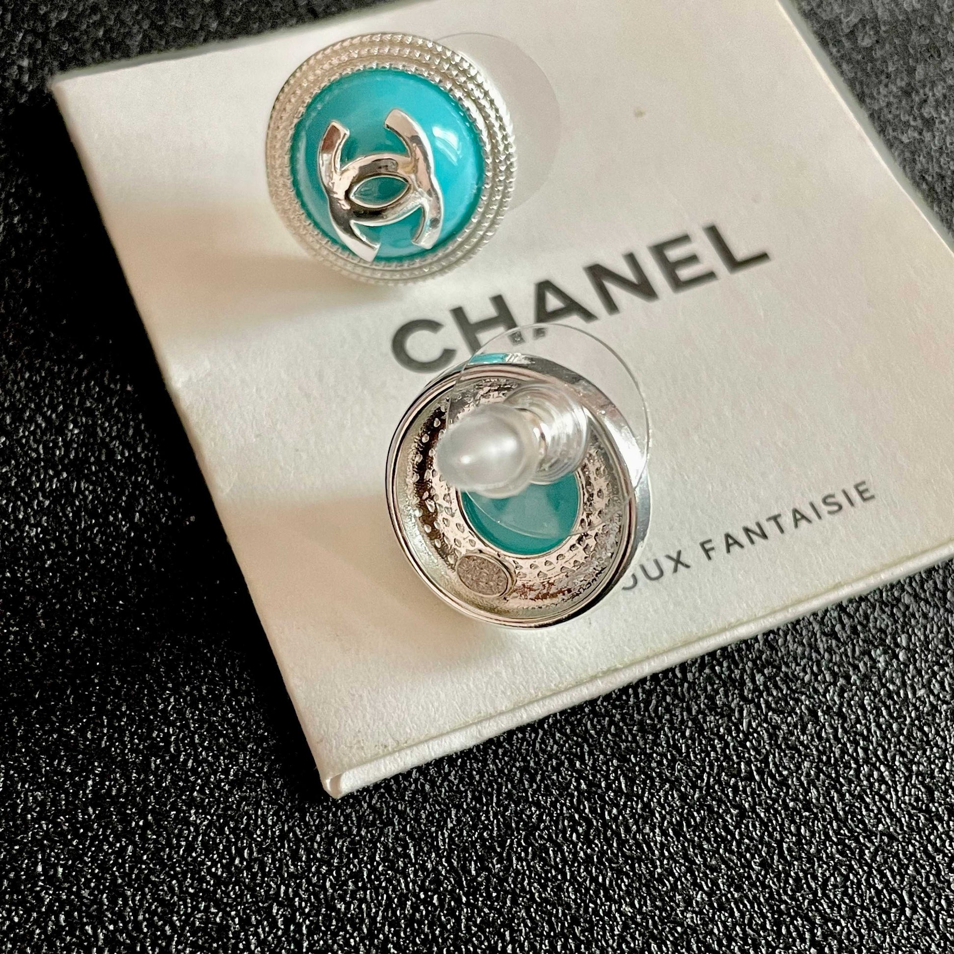 Chanel Logo Earrings