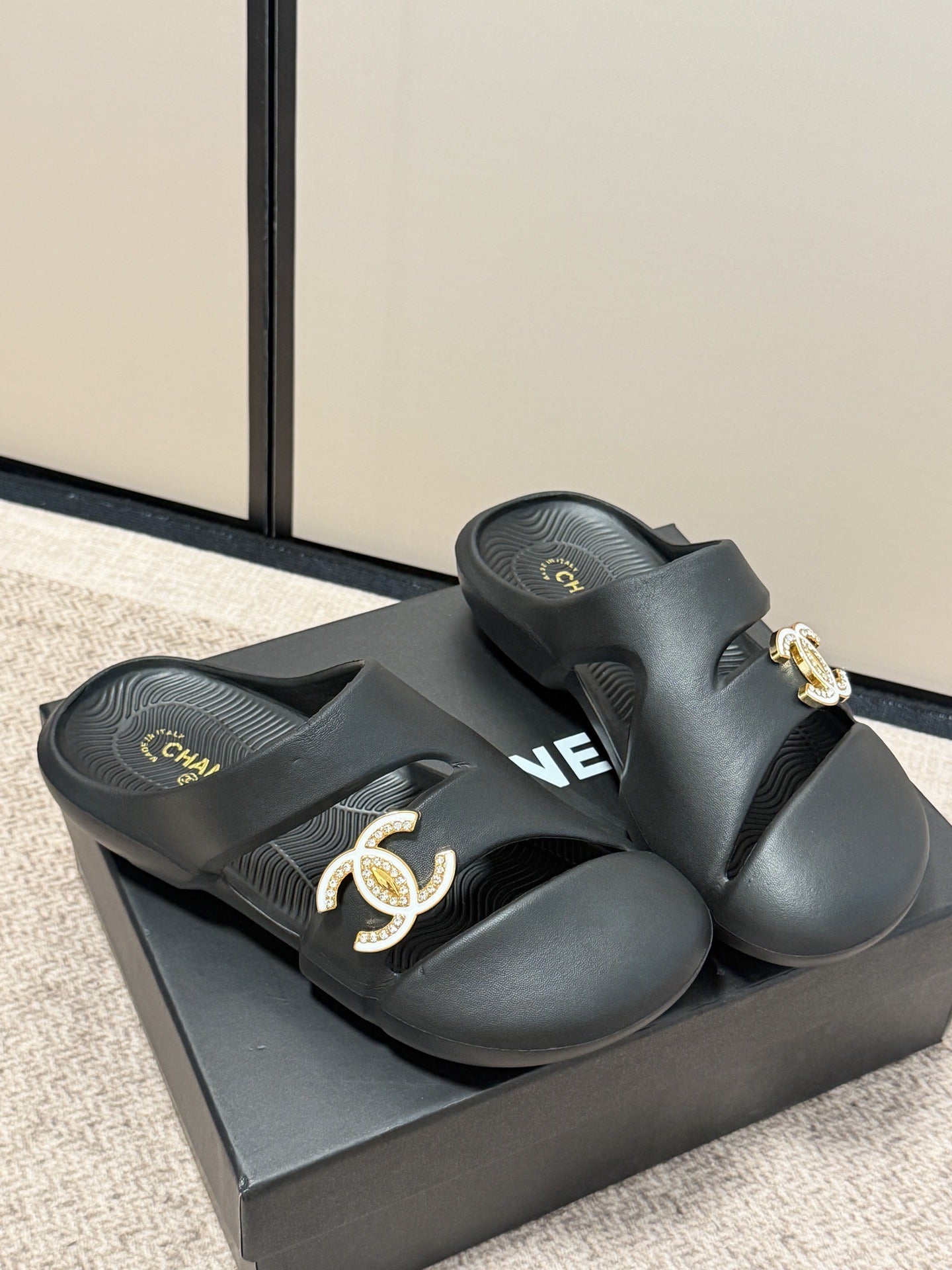 Chanel Vintage-Finish Sandals