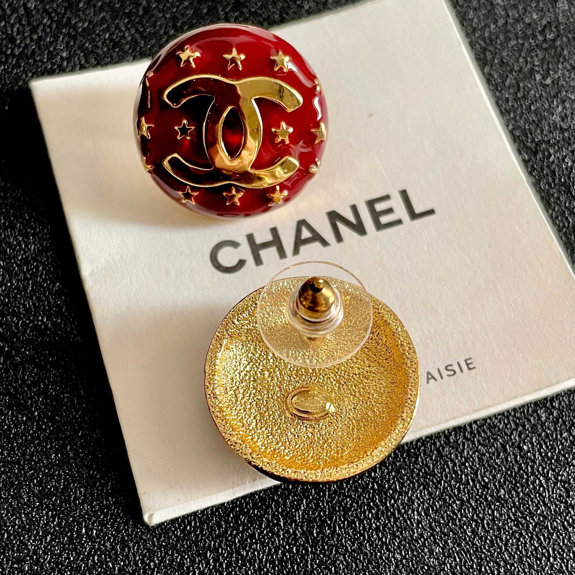 Chanel Star Earrings