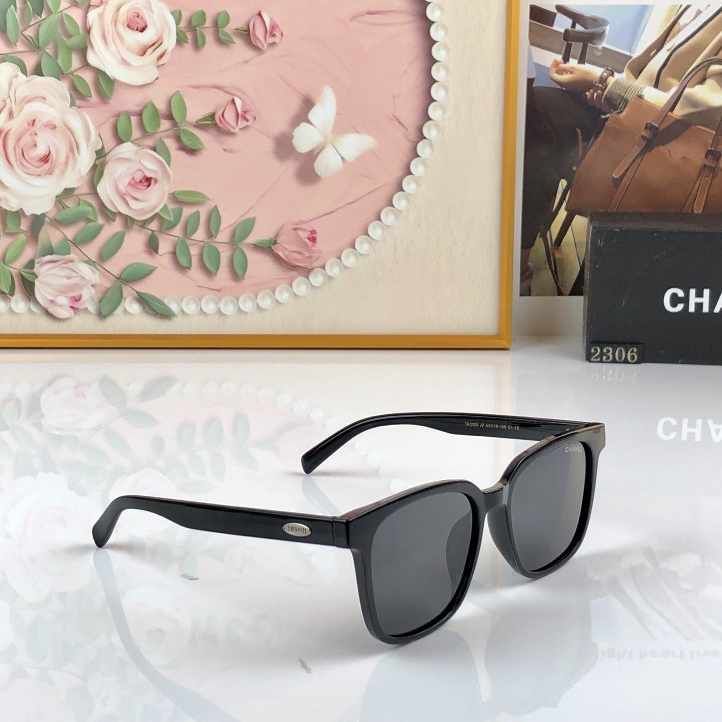 Chanel Vintage-Finish Sunglasses