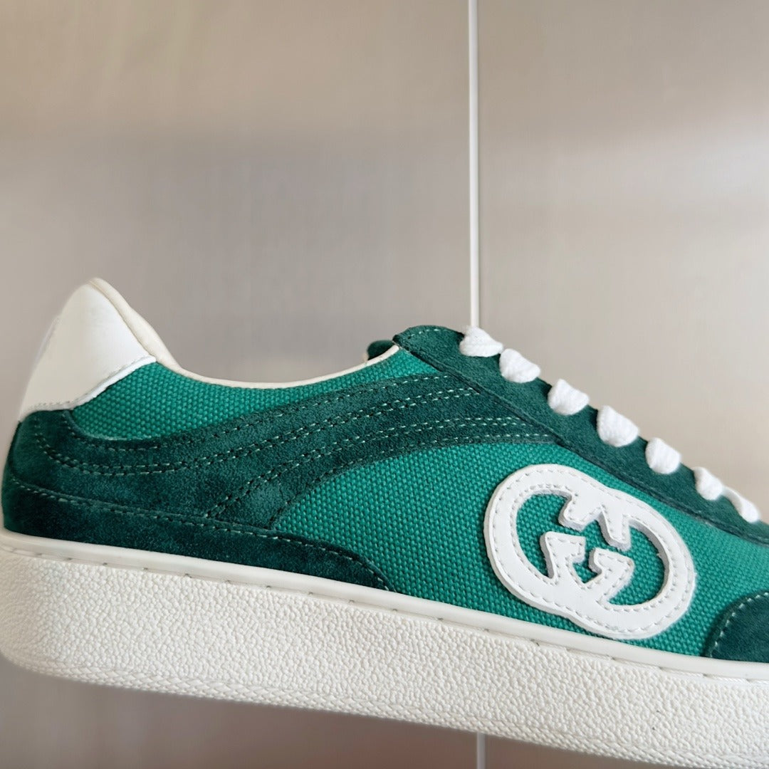 Gucci Leather Logo Sneakers