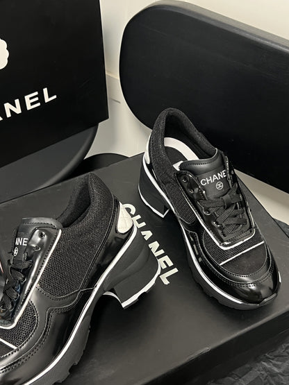 Chanel Logo Sneakers